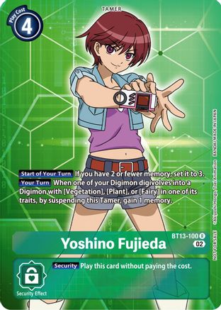 Yoshino Fujieda (Box Topper) (BT13-100) [Versus Royal Knights] Foil
