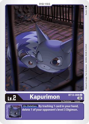 Kapurimon (BT13-006) [Versus Royal Knights]