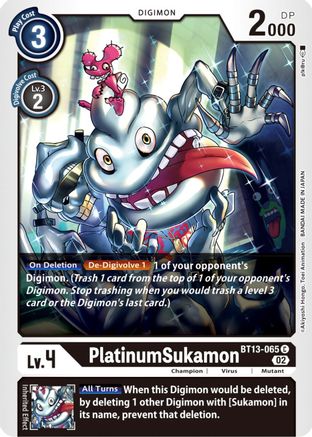 PlatinumSukamon (BT13-065) [Versus Royal Knights]