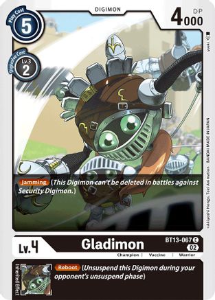 Gladimon (BT13-067) [Versus Royal Knights]