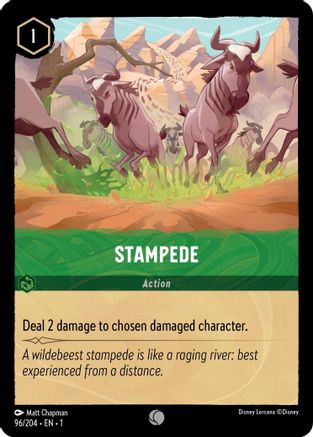 Stampede (96/204) [The First Chapter] Cold Foil - Deck Out Gaming