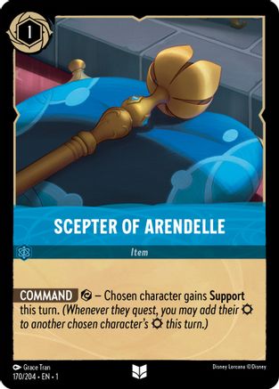 Scepter of Arendelle (170/204) [The First Chapter] Cold Foil - Deck Out Gaming