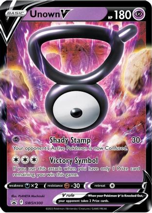 Unown V - SWSH300 (SWSH300) [SWSH: Sword & Shield Promo Cards] Holofoil - Deck Out Gaming