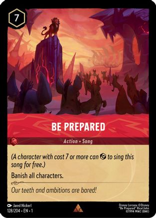 Be Prepared (128/204) [The First Chapter] Cold Foil - Deck Out Gaming