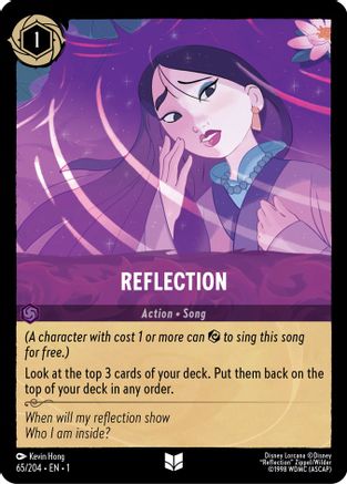 Reflection (65/204) [The First Chapter] Cold Foil - Deck Out Gaming