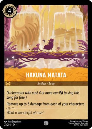 Hakuna Matata (27/204) [The First Chapter] - Deck Out Gaming