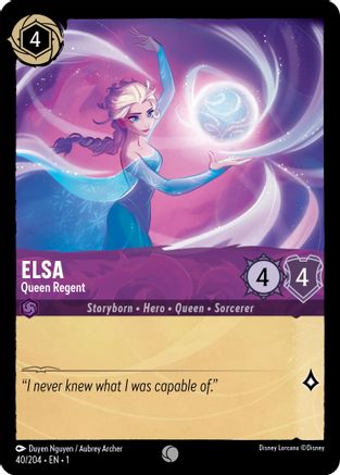 Elsa - Queen Regent (40/204) [The First Chapter] - Deck Out Gaming