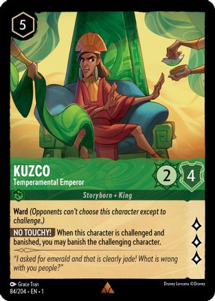 Kuzco - Temperamental Emperor (84/204) [The First Chapter] - Deck Out Gaming