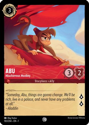 Abu - Mischievous Monkey (103/204) [The First Chapter] - Deck Out Gaming