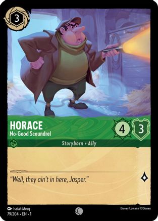 Horace - No-Good Scoundrel (79/204) [The First Chapter] Cold Foil - Deck Out Gaming