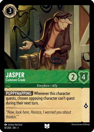 Jasper - Common Crook (81/204) [The First Chapter] Cold Foil - Deck Out Gaming