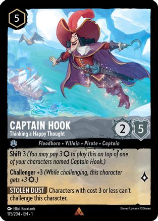 Captain Hook - Thinking a Happy Thought (175/204) [The First Chapter] Cold Foil