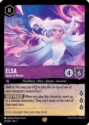 Elsa - Spirit of Winter (42/204) [The First Chapter] Cold Foil - Deck Out Gaming