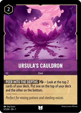 Ursula's Cauldron (67/204) [The First Chapter] Cold Foil - Deck Out Gaming