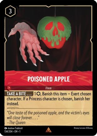 Poisoned Apple (134/204) [The First Chapter] Cold Foil - Deck Out Gaming