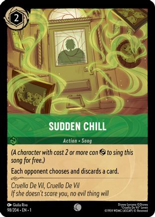 Sudden Chill (98/204) [The First Chapter] Cold Foil - Deck Out Gaming