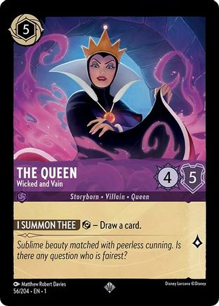 The Queen - Wicked and Vain (56/204) [The First Chapter] - Deck Out Gaming