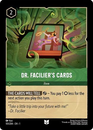 Dr. Facilier's Cards (101/204) [The First Chapter] Cold Foil - Deck Out Gaming