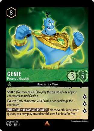 Genie - Powers Unleashed (76/204) [The First Chapter] - Deck Out Gaming