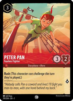 Peter Pan - Fearless Fighter (119/204) [The First Chapter] - Deck Out Gaming