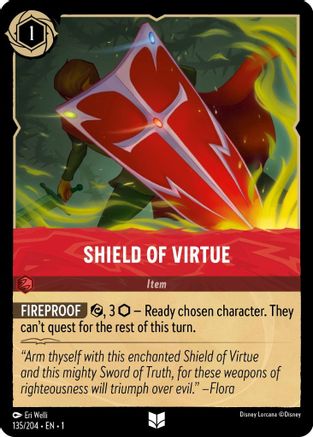 Shield of Virtue (135/204) [The First Chapter] - Deck Out Gaming