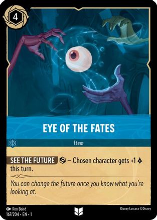 Eye of the Fates (167/204) [The First Chapter] Cold Foil - Deck Out Gaming