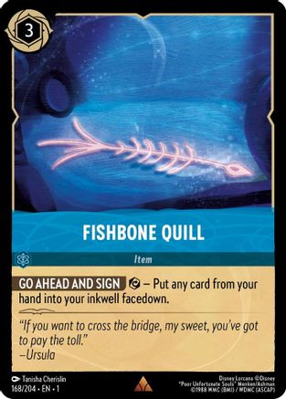 Fishbone Quill (168/204) [The First Chapter] Cold Foil - Deck Out Gaming