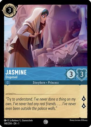 Jasmine - Disguised (148/204) [The First Chapter] Cold Foil - Deck Out Gaming