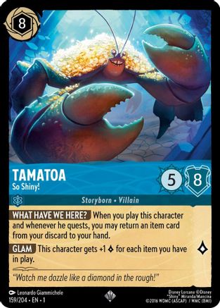 Tamatoa - So Shiny! (159/204) [The First Chapter] - Deck Out Gaming