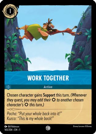 Work Together (165/204) [The First Chapter] Cold Foil - Deck Out Gaming