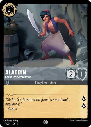 Aladdin - Cornered Swordsman (171/204) [The First Chapter] - Deck Out Gaming