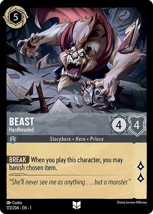 Beast - Hardheaded (172/204) [The First Chapter] Cold Foil - Deck Out Gaming