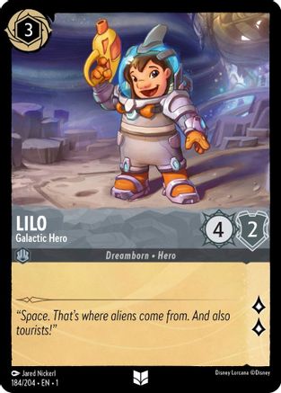 Lilo - Galactic Hero (184/204) [The First Chapter] - Deck Out Gaming