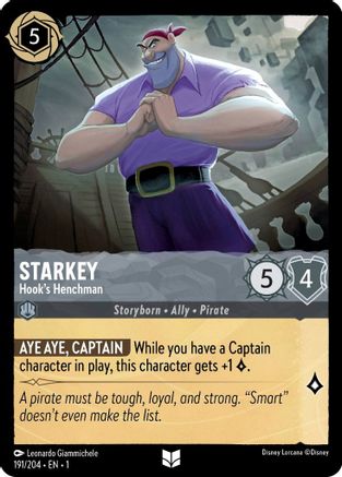 Starkey - Hook's Henchman (191/204) [The First Chapter] Cold Foil - Deck Out Gaming