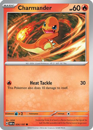 Charmander (26) [SV03: Obsidian Flames] Reverse Holofoil - Deck Out Gaming