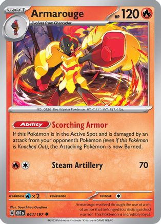 Armarouge (44) [SV03: Obsidian Flames] Reverse Holofoil - Deck Out Gaming