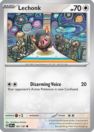 Lechonk (181) [SV03: Obsidian Flames] - Deck Out Gaming