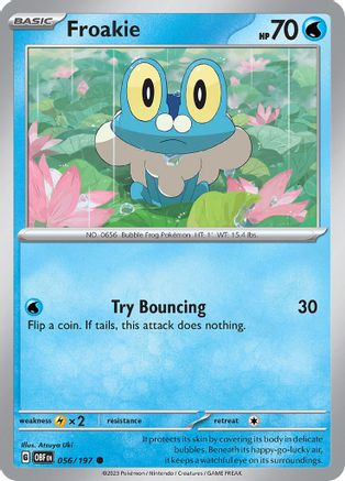 Froakie (56) [SV03: Obsidian Flames] - Deck Out Gaming