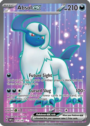 Absol ex (215) [SV03: Obsidian Flames] Holofoil - Deck Out Gaming