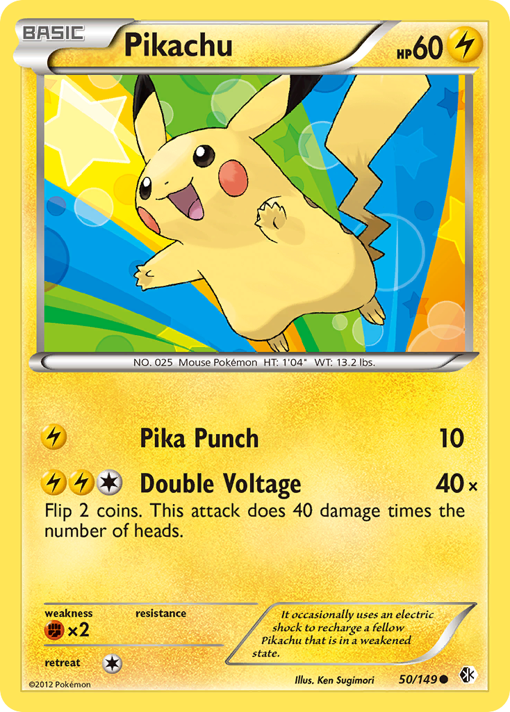 Pikachu (50) [Boundaries Crossed] - Deck Out Gaming
