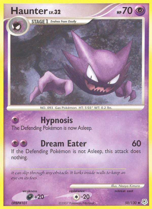 Haunter (50) [Diamond and Pearl] Reverse Holofoil - Deck Out Gaming