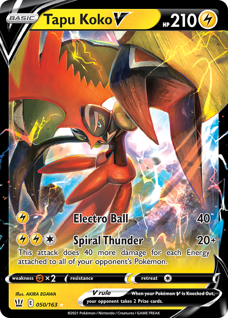 Tapu Koko V [SWSH05: Battle Styles] - Deck Out Gaming