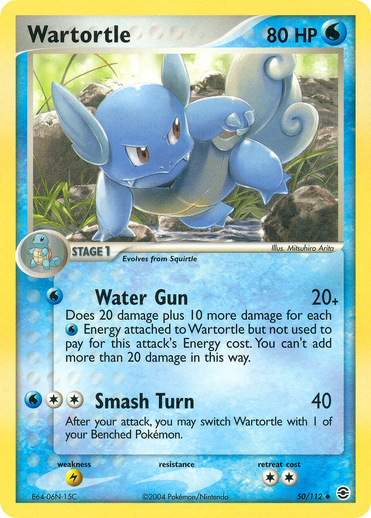 Wartortle (50) [FireRed & LeafGreen] Reverse Holofoil - Deck Out Gaming