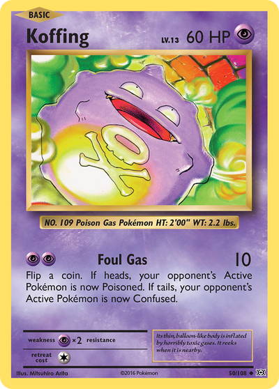 Koffing (50) [XY - Evolutions] Reverse Holofoil