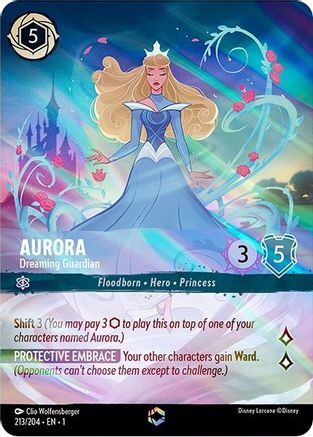 Aurora - Dreaming Guardian (Alternate Art) (213/204) [The First Chapter] Holofoil - Deck Out Gaming