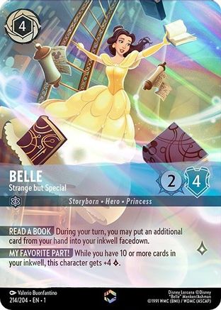 Belle - Strange but Special (Alternate Art) (214/204) [The First Chapter] Holofoil - Deck Out Gaming