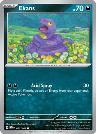 Ekans (23) [SV: Scarlet and Violet 151] Reverse Holofoil - Deck Out Gaming