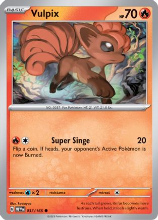 Vulpix (37) [SV: Scarlet and Violet 151] Reverse Holofoil - Deck Out Gaming