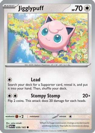 Jigglypuff (39) [SV: Scarlet and Violet 151] - Deck Out Gaming