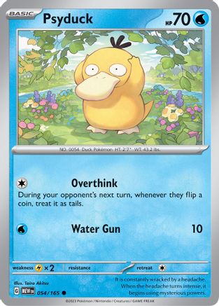 Psyduck - 054/165 (54) [SV: Scarlet and Violet 151] Reverse Holofoil - Deck Out Gaming